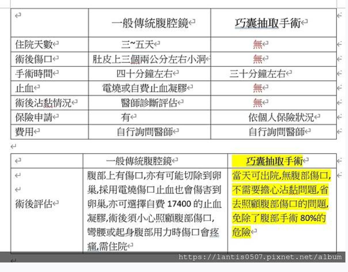 巧克力囊腫抽吸費用/腹腔鏡手術/抽除硬化囊腫/Lantis的奇言妙語 - 第1張圖 巧克力囊腫抽吸費用/腹腔鏡手術/抽除硬化囊腫/Lantis的奇言妙語